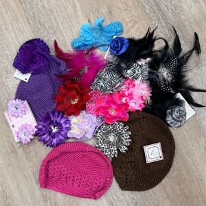 Little Ones Boutique Hairbows; Clips; Flowers & More! NWT